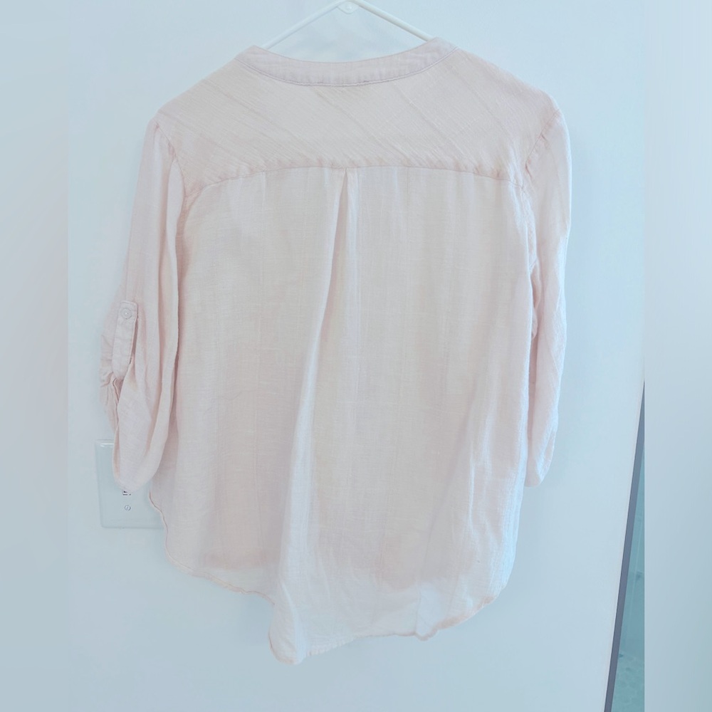 Listicle Lightweight Button Down - Picture 3 of 3